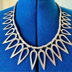 NBJ Silver tone necklace